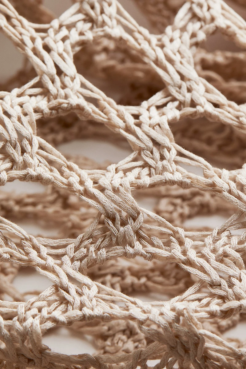 Robe en maille façon crochet