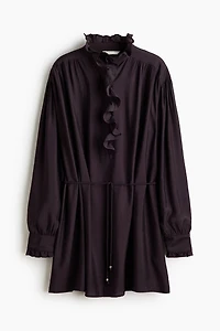 Ruffled tunic dress
