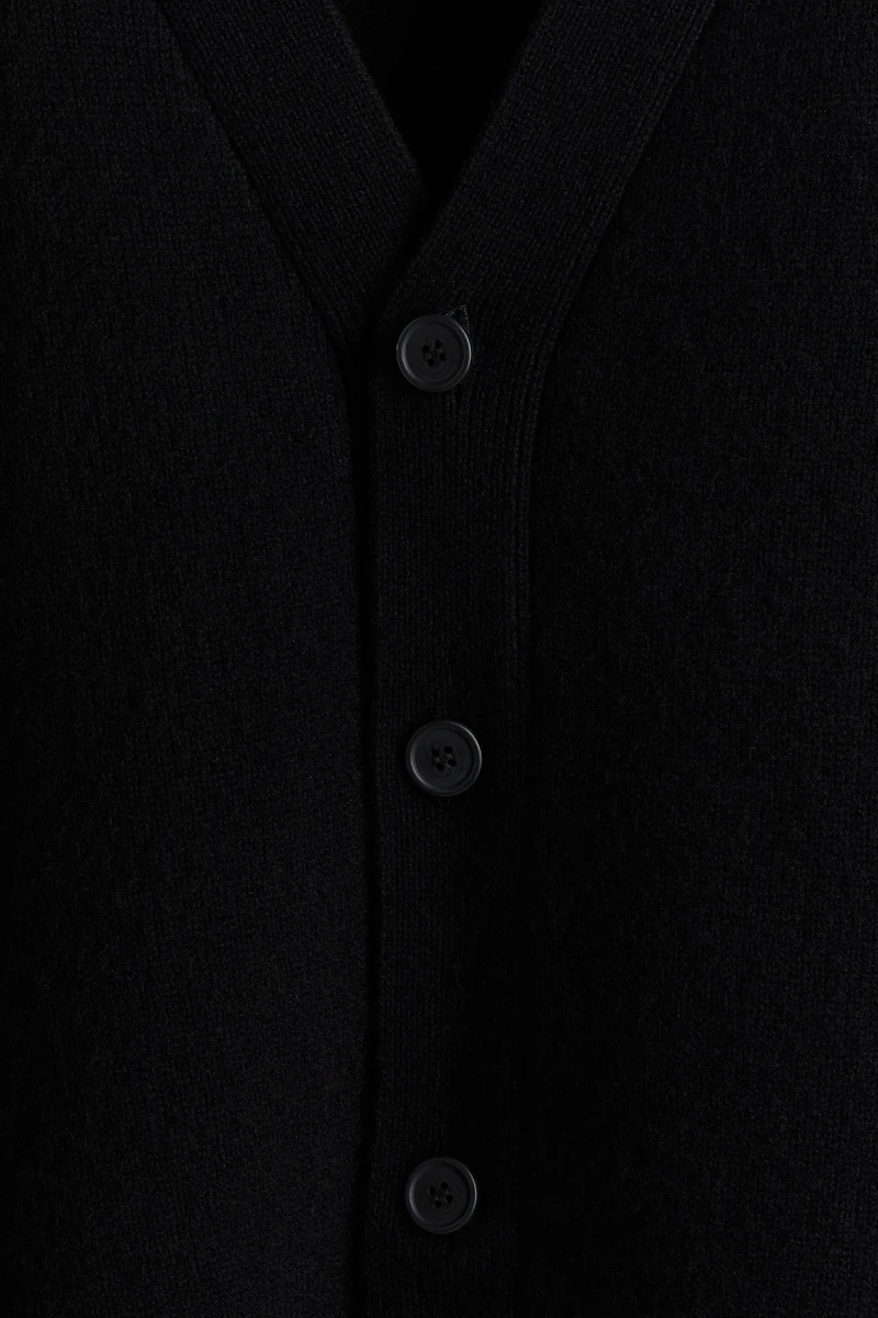 Loose-Fit Wool Cardigan