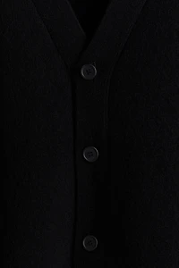 Loose-Fit Wool Cardigan