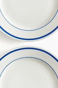 2-Pack Porcelain Medium-Sized Plates