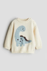 Motif-Detail Sweater