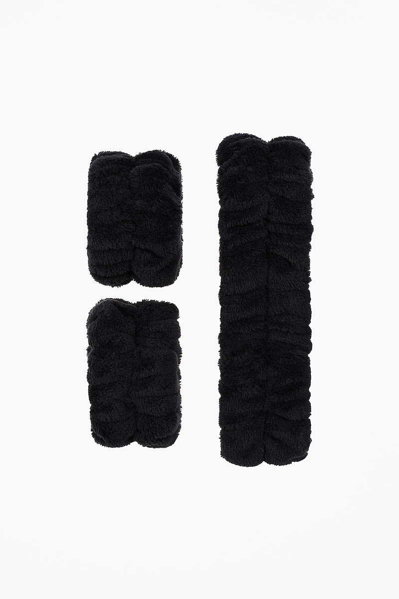 Makeup Headband and Wristband Set