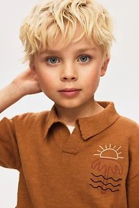 Knit Polo Shirt