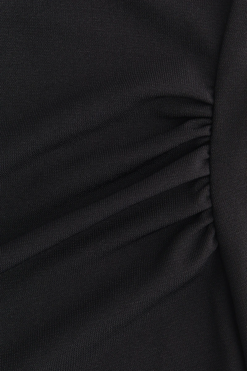 Asymmetric Jersey Dress