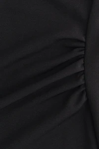 Asymmetric Jersey Dress