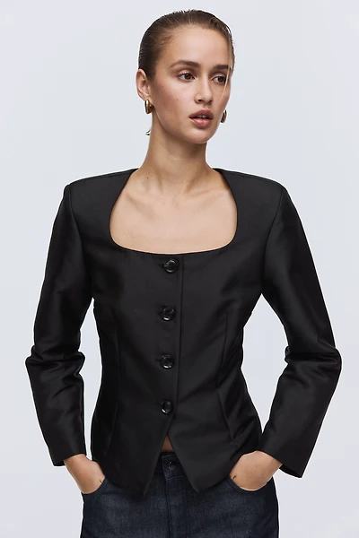 Square-Neck Jacket