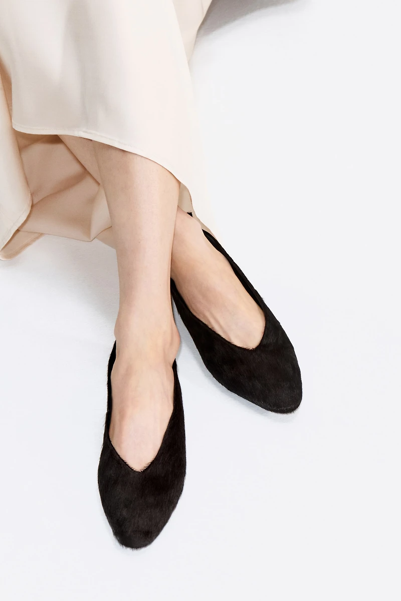 Leather Ballet Flats