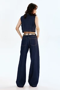Wide High Jeans