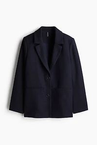 Textured-Weave Blazer