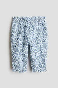 Pantalon en mousseline de coton