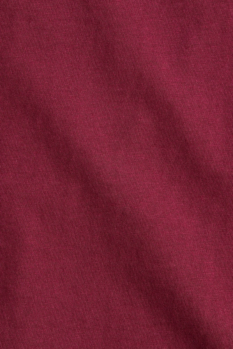 Boat-Neck Cotton Top