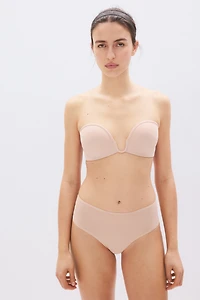 Soft-cup Push-up Balconette Bra
