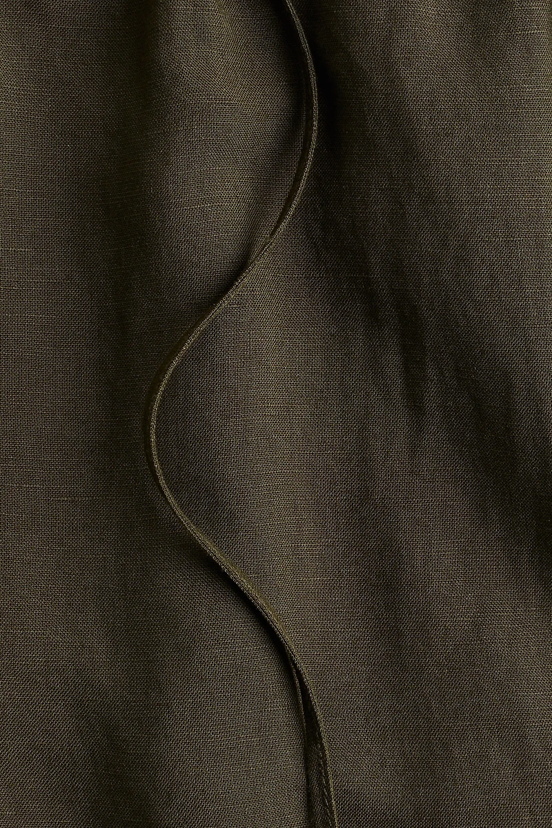 Linen-Blend Pants
