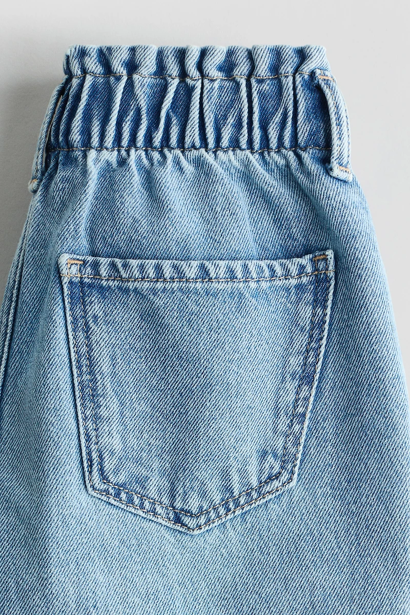 Relaxed Paper Bag Jeans