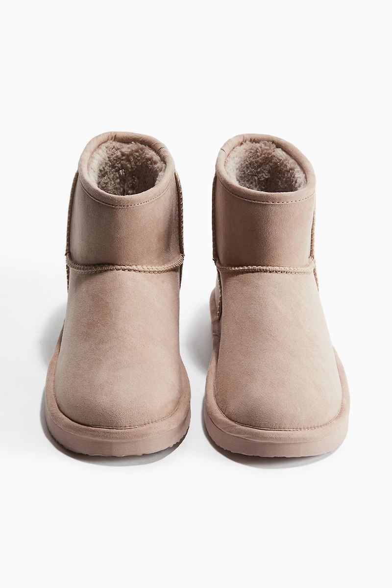 Bottines chaudement doublées