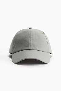 Linen-Blend Cap