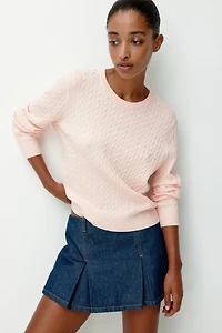 Cable-Knit Sweater