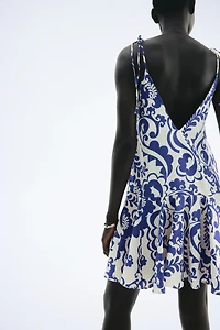 Dress with Flared Skirt