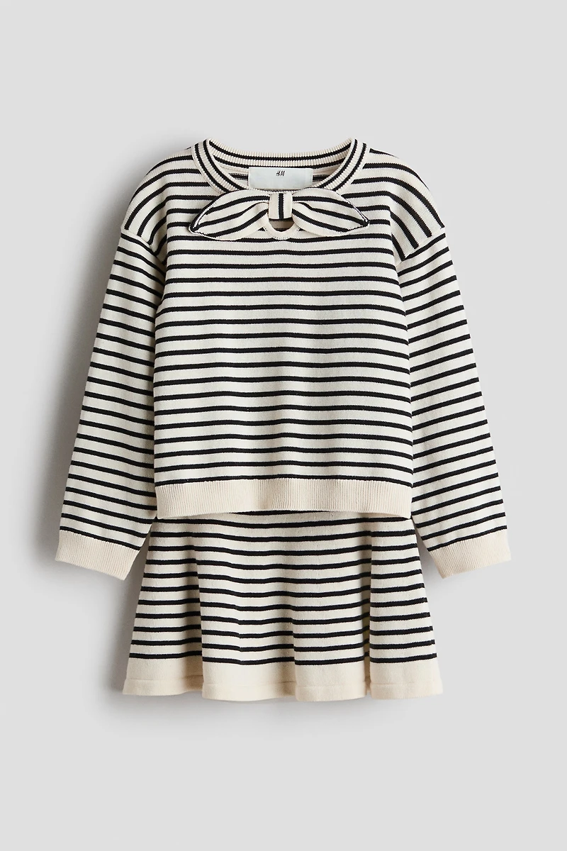 2-Piece Sweater and Skirt Set