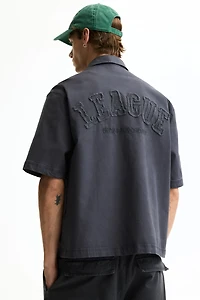 Relaxed-Fit Short-Sleeved Cotton Shirt