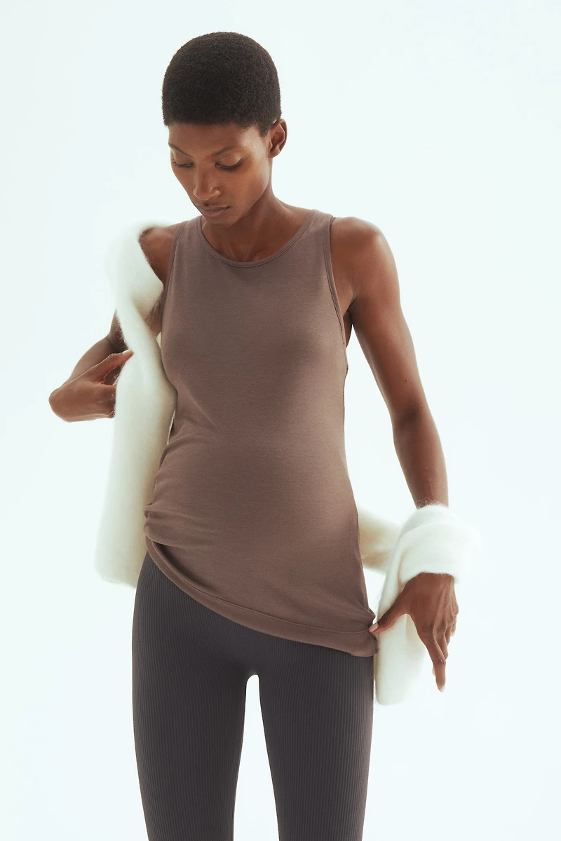MAMA Seamless Ribbed Leggings
