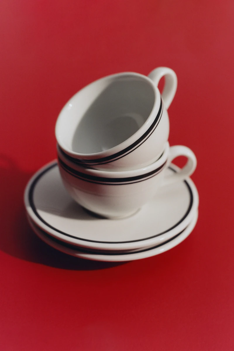2-Pack Cappuccino Cup and Saucer