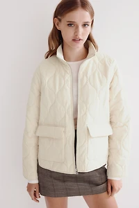 Veste grande taille matelassée