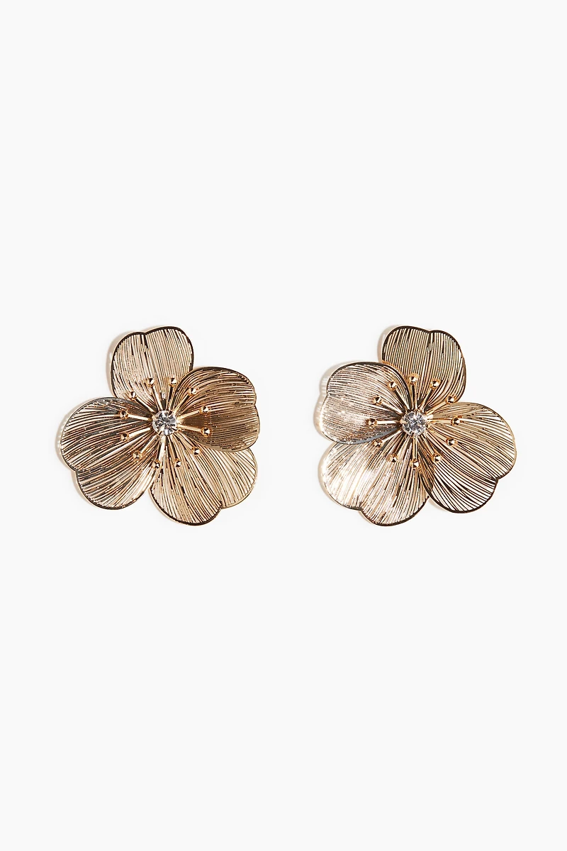 Boucles d'oreilles en forme de fleur