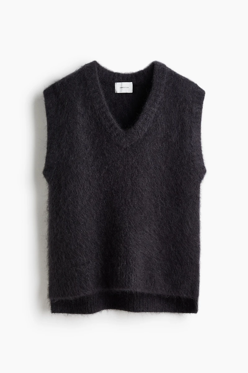 Mohair-Blend Sweater Vest