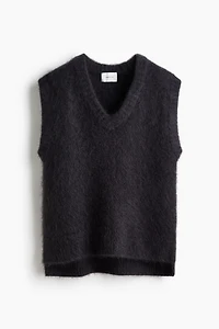 Mohair-Blend Sweater Vest