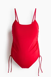 MAMA Padded-Cup High-Leg Swimsuit