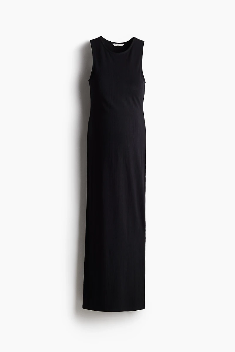 MAMA Ribbed Viscose Dress
