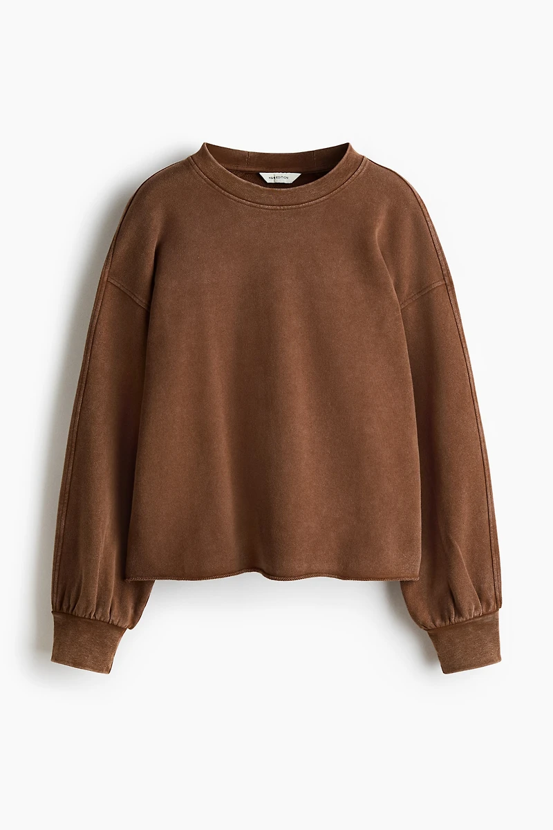 Washed-Look Sweatshirt