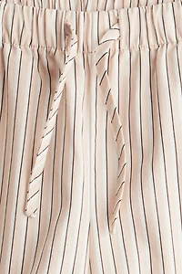 Pantalon en popeline de coton