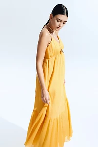 Crinkled Strappy Dress