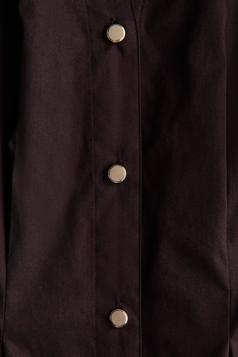 Shirt Dress with Tapered Waist