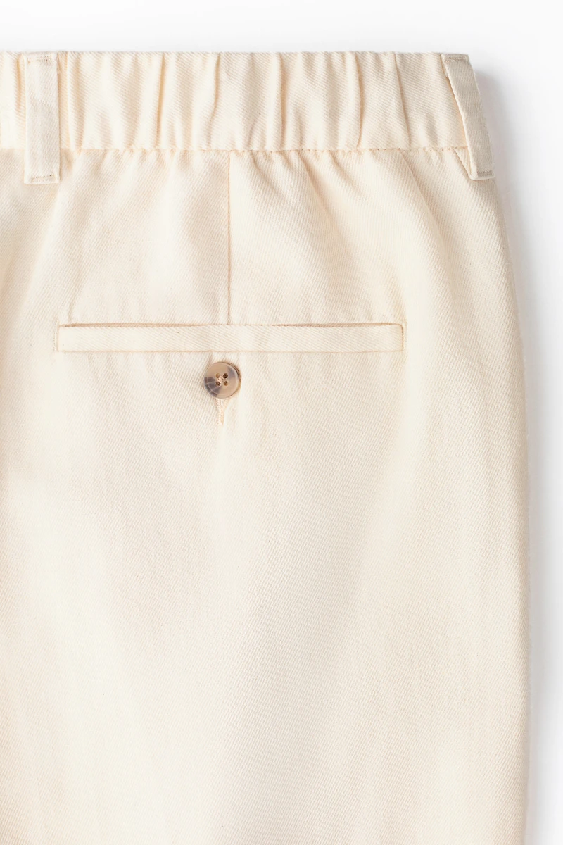 Loose-Fit Wide-Cut Dress Pants