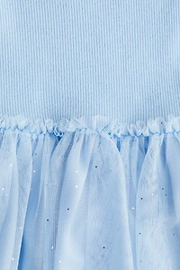 Dress with Tulle Skirt