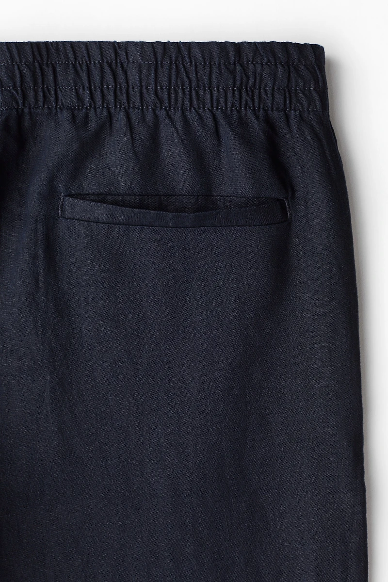 Regular-Fit Linen Pants