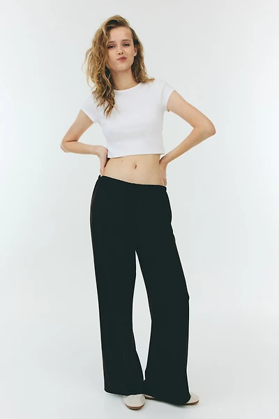 Straight-Leg Drawstring Pants