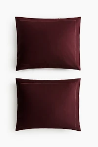 2-Pack Cotton Sateen Pillowcases