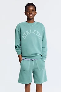 2-Piece Sweatshirt and Sweatshorts Set