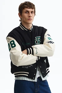 Veste de baseball à motifs