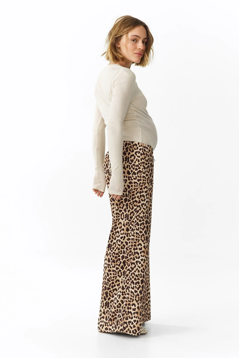 MAMA Wide-Leg Drawstring Pants