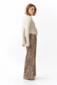 MAMA Wide-Leg Drawstring Pants