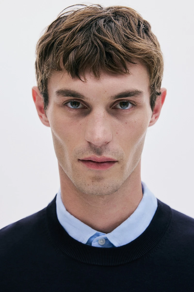 Regular-Fit Fine-Knit Sweater