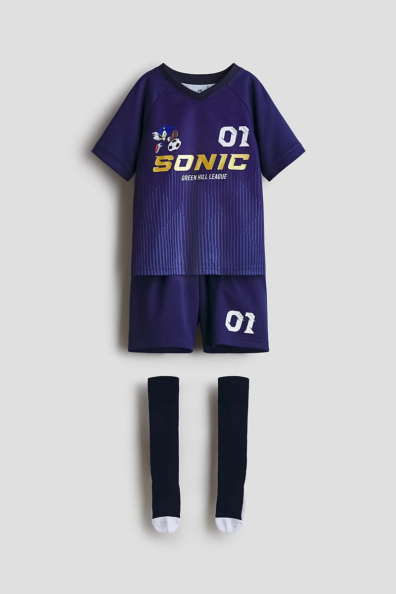 3-Piece Printed Soccer Set