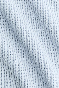 Robe avec détail en tricot pointelle