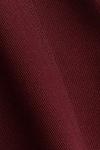 Robe en sergé à taille marquée